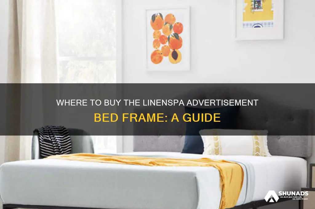can you buy the bed frame in the linenspa advertisements