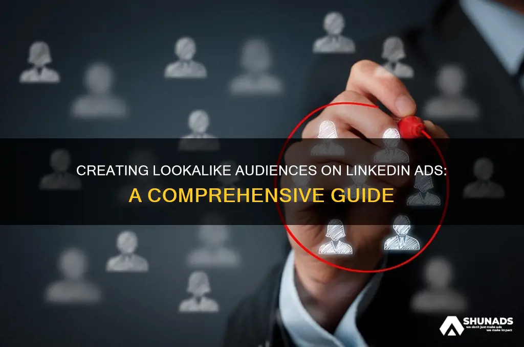 can you create lookalike audiences on linkedin advertising