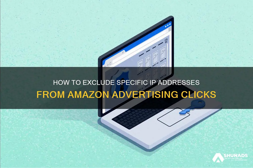 can you disclude certain ip addresses from amazon advertising clicks
