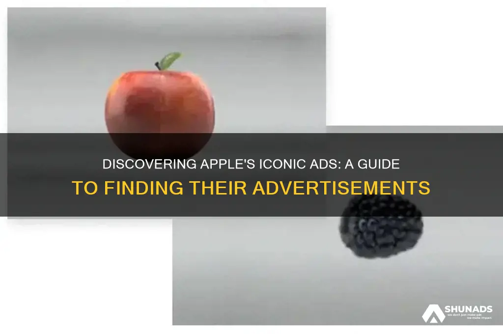 can you find the apple advertisement