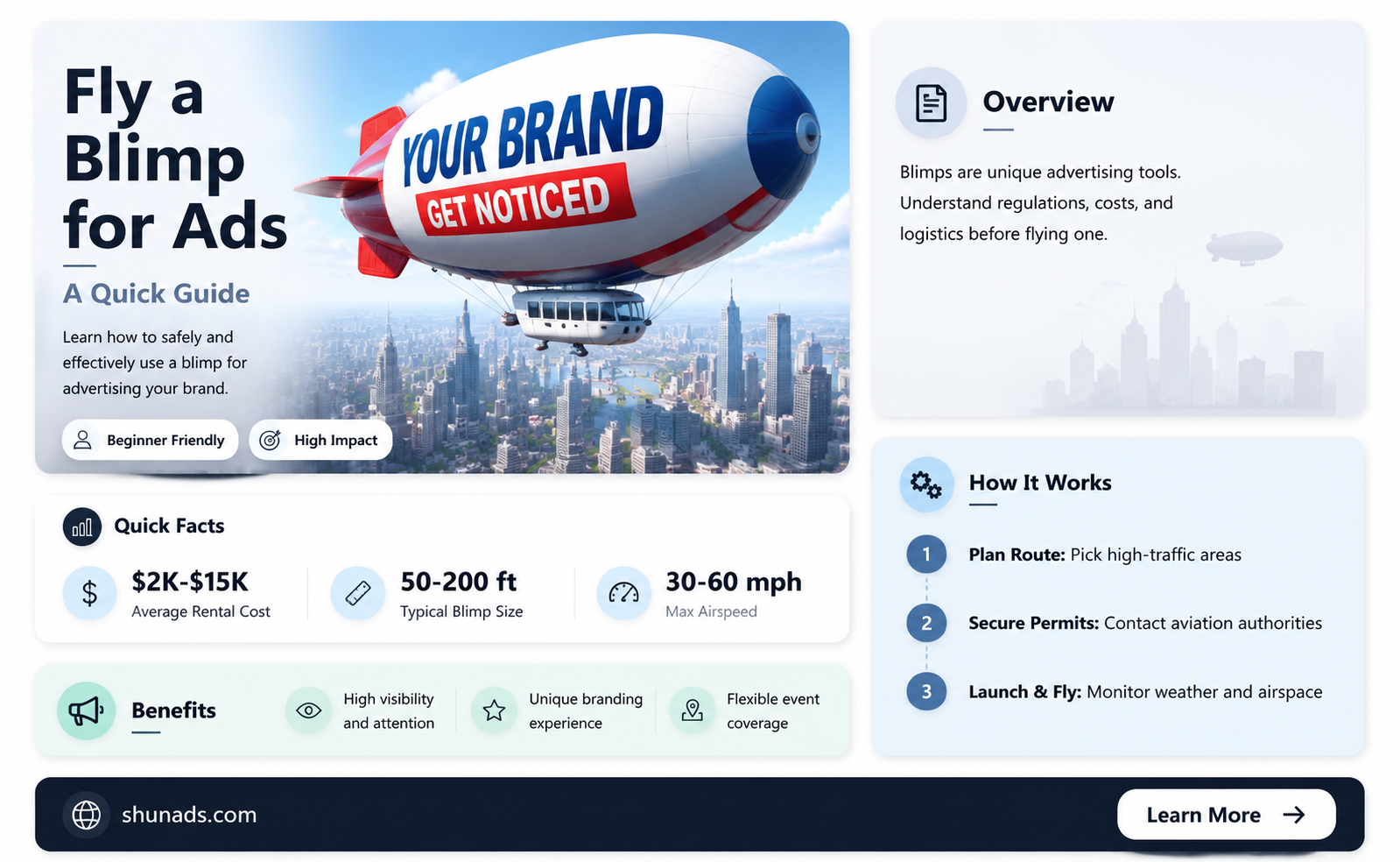 can i fly a blimp for advertisement