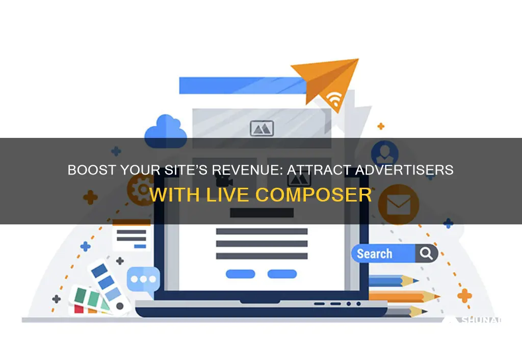 can you get advertisers using live composer on your site