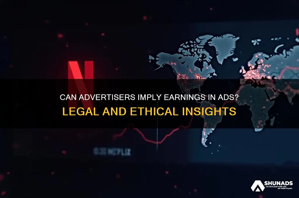 can you imply earnings in advertising opportunities