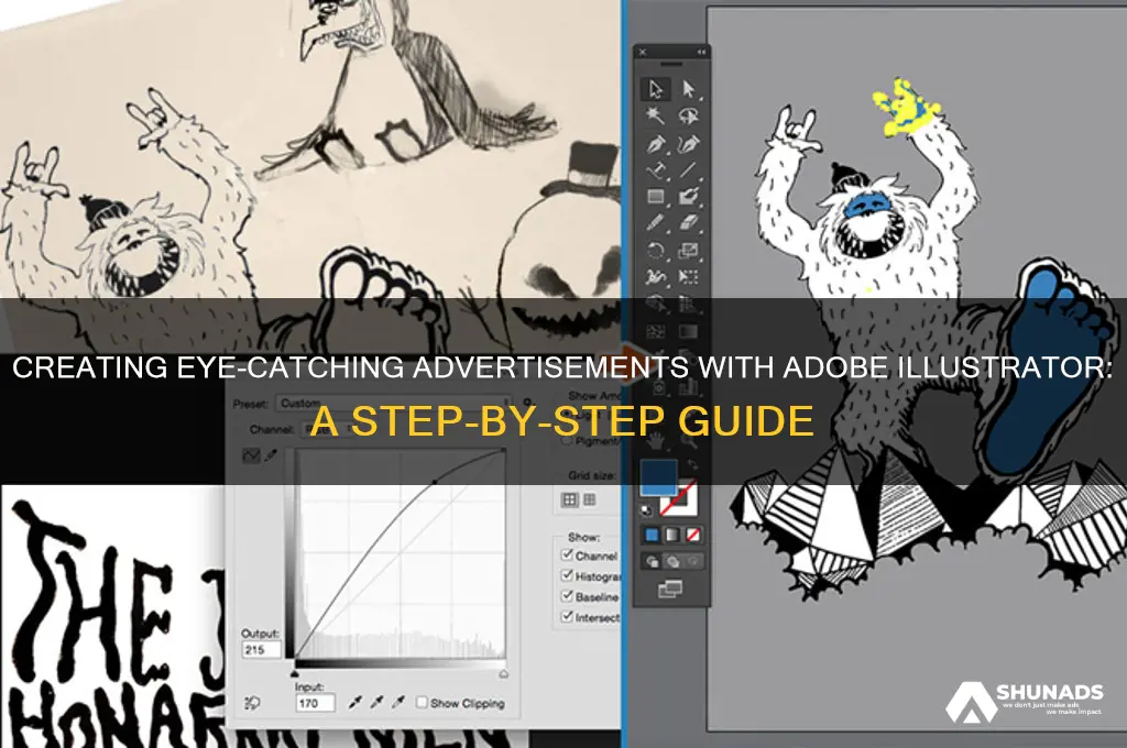 can you make an advertisement on illustrator
