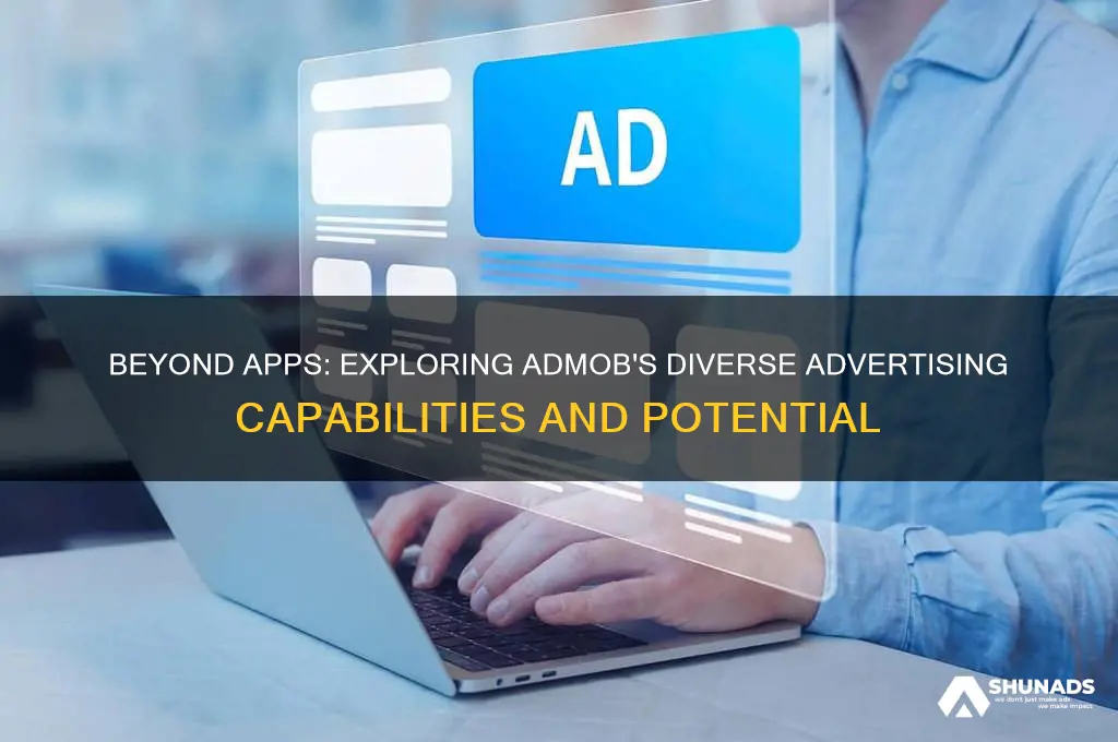 can you only advertise apps on admob