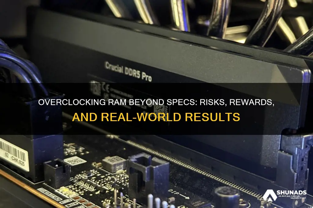 can you overclock ram over advertised speed