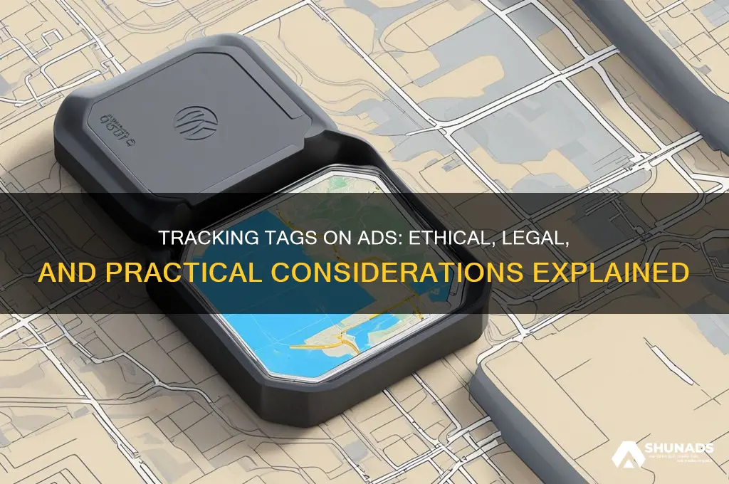 can you place tracking tags on advertisements