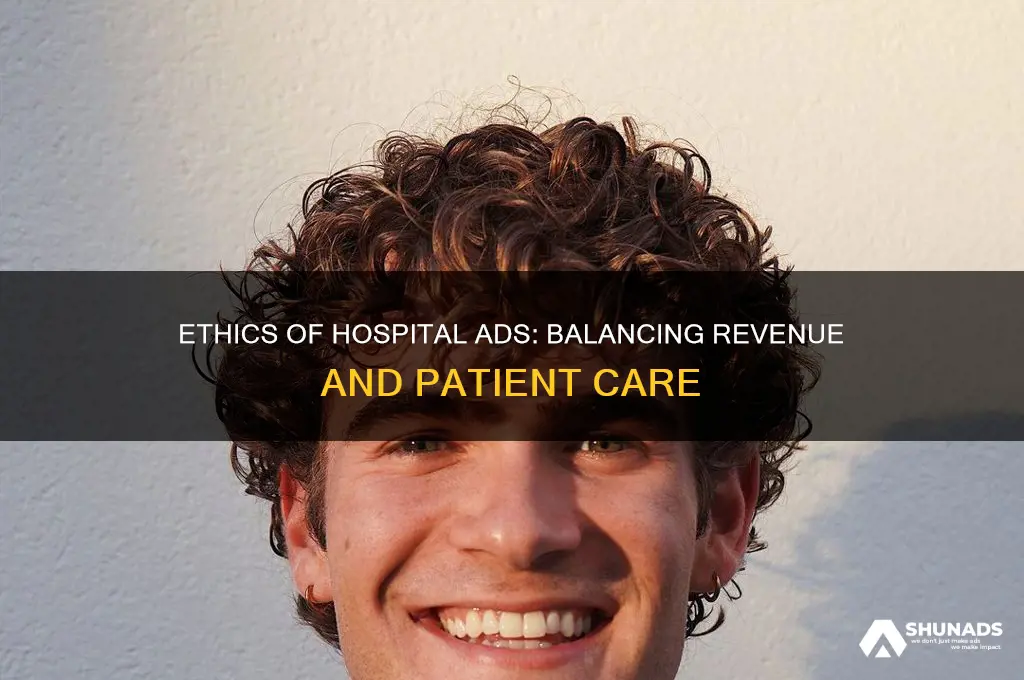 can you put advertisements in hospitals