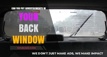 Can You Legally Place Ads on Your Rear Car Window?