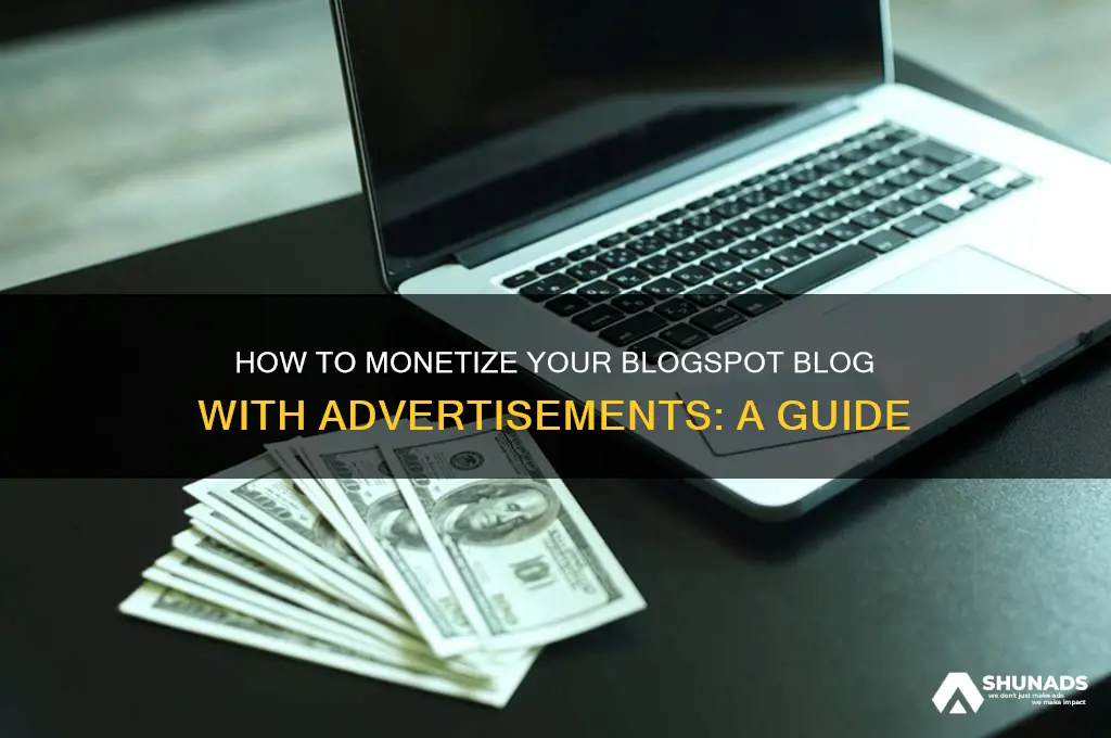 can you put advertisements on blogspot