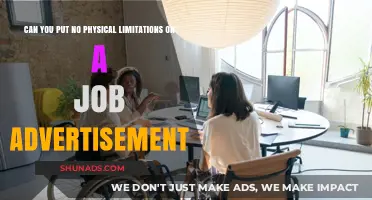 Removing Physical Limitations in Job Ads: Legal, Ethical, and Practical Insights