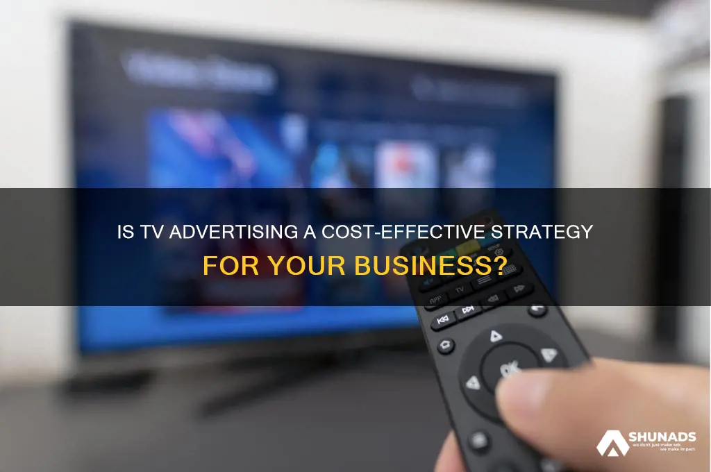 can you really afford tv advertising for your business