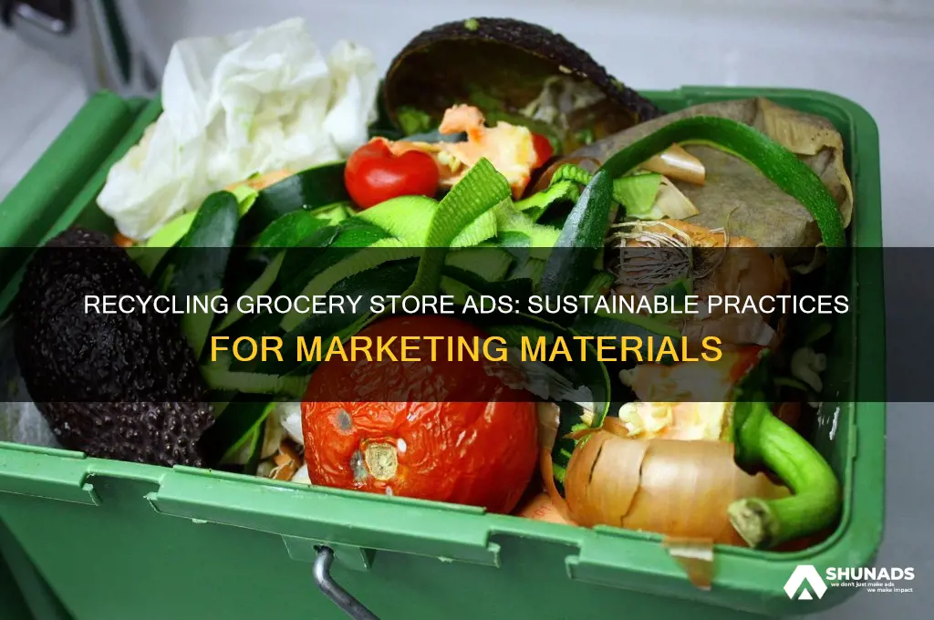 can you recycle grocery store advertising