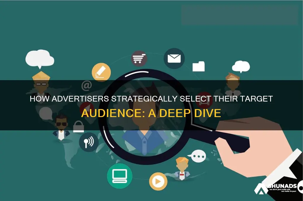 can you see how an advertiser choose audience