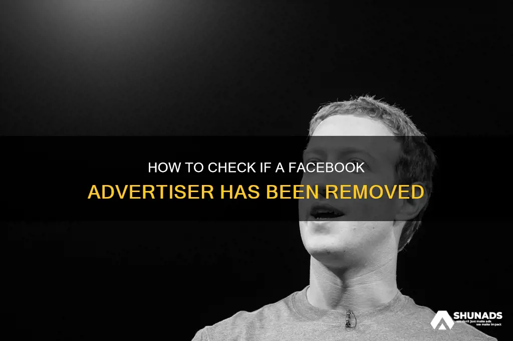 can you see when removed facebook advertiser