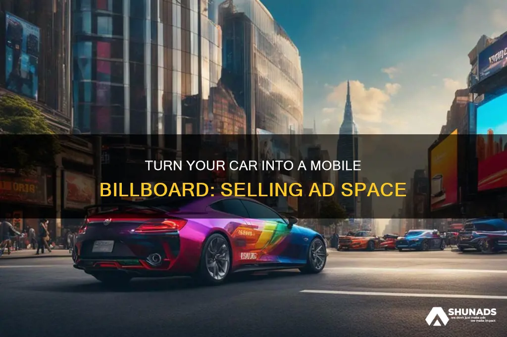 can you sell advertising space on your car