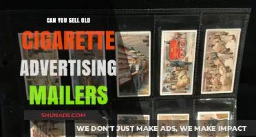 Selling Vintage Cigarette Mailers: A Profitable Niche or Legal Minefield?