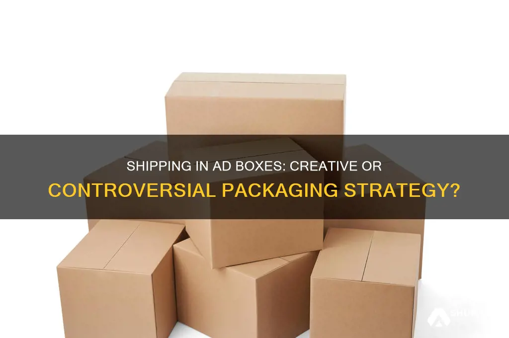 can you send packages in advertising boxes