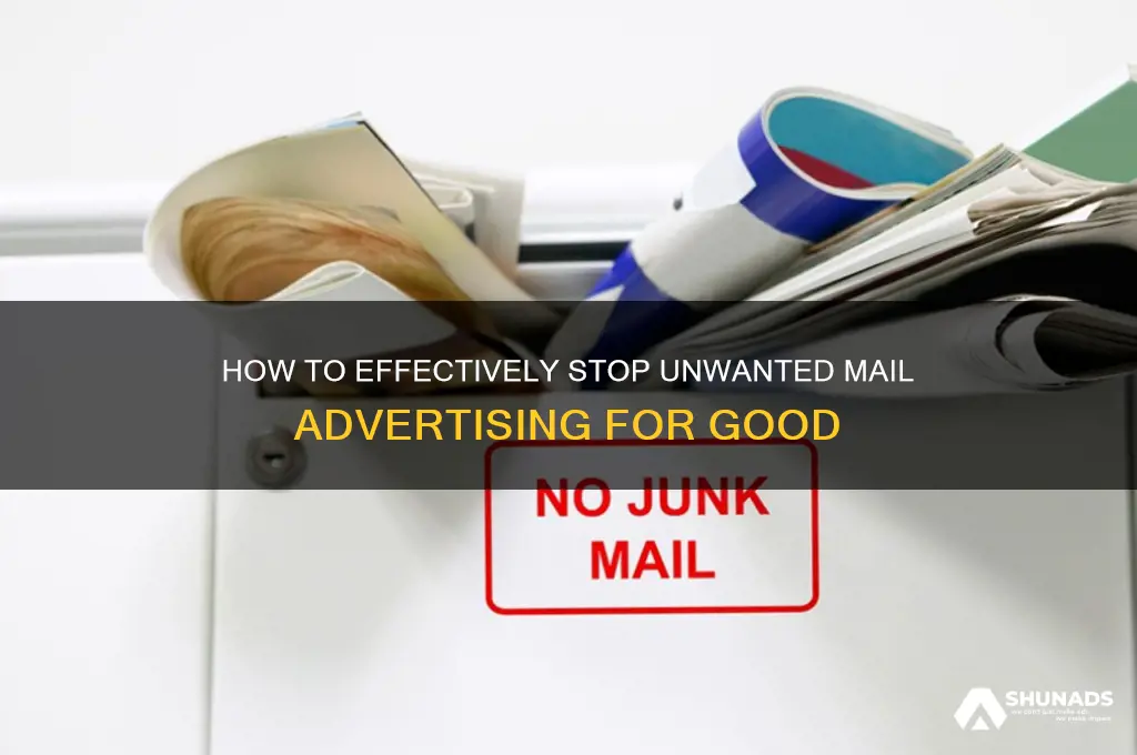 can you stop mail advertising