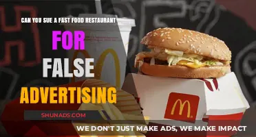 Can You Sue Fast Food Chains for False Advertising?