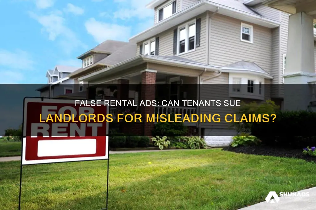 can you sue a landlord for false advertising