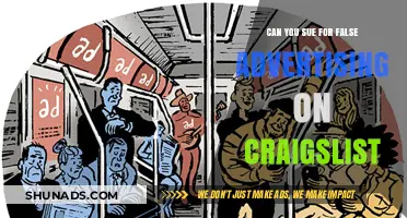 Can You Sue for False Advertising on Craigslist? Legal Insights