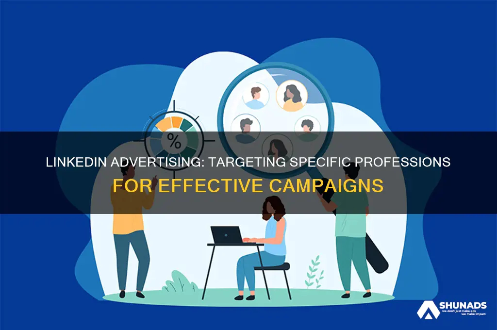 can you tag specific professions on linkedin for advertising