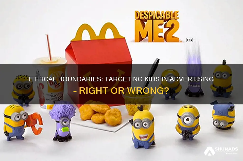 can you target kids in advertising