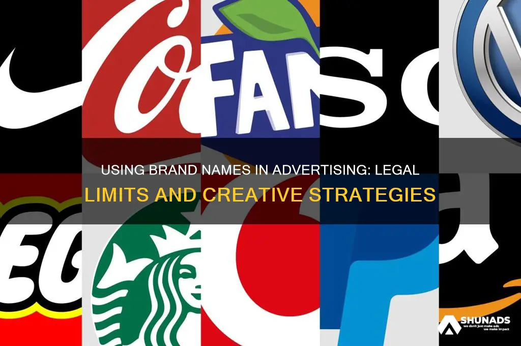 can you use brand names in advertising