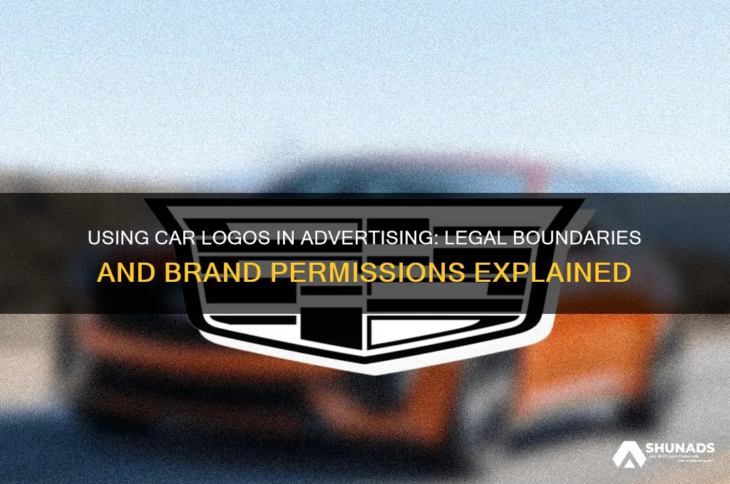 can you use car logos in advertising