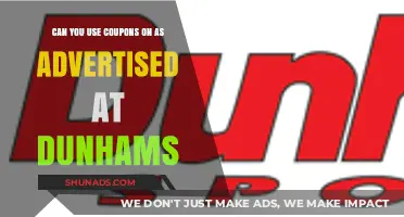 Can You Use Coupons on As Advertised Items at Dunham's?