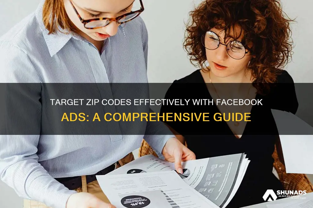 can you use facebook advertising to target zip code