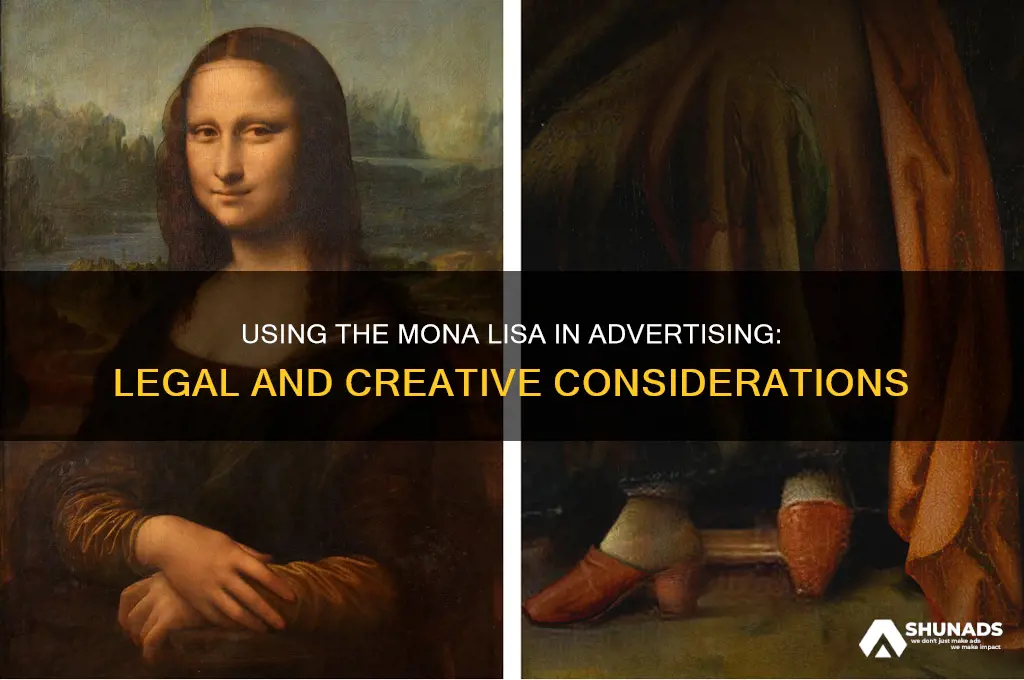can you use the mona lisa in advertising