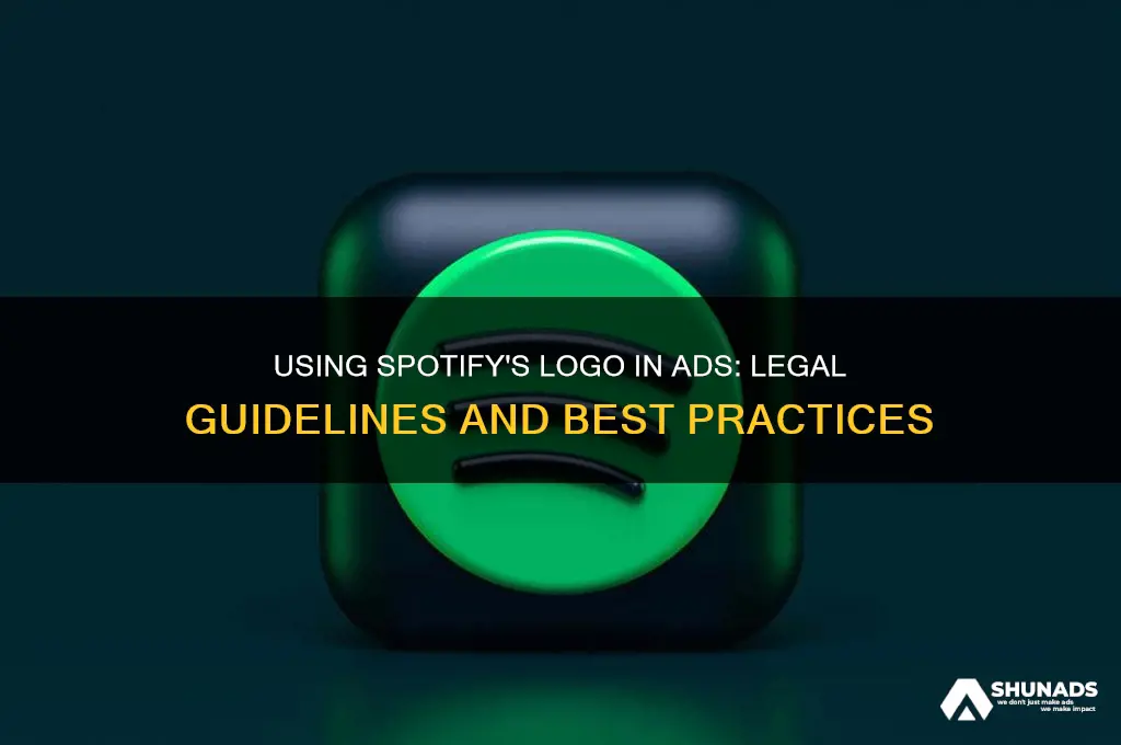 can you use the spotify logo on advertising