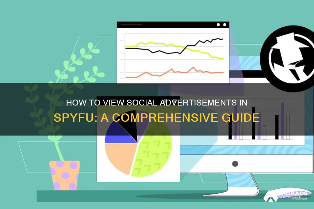 can you view social advertisements in spyfu
