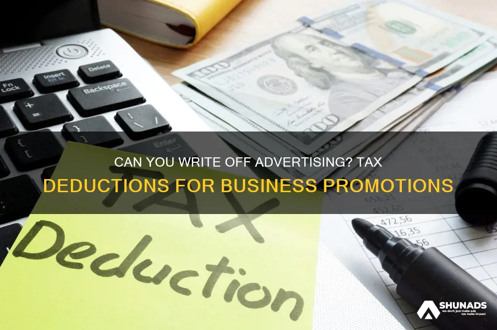 can you write off advertising