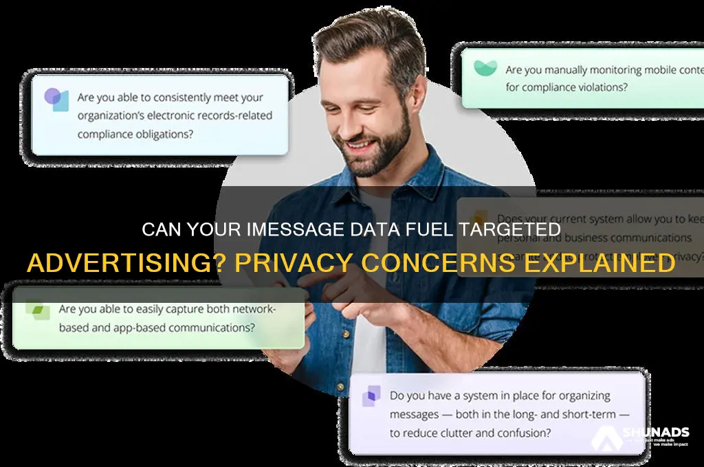 can your imessage data be used for advertising