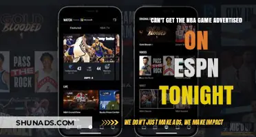 Why Can't You Watch Tonight's NBA Game on ESPN?