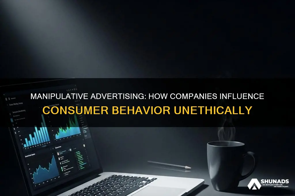 could companies use manipulative tactics in their advertising