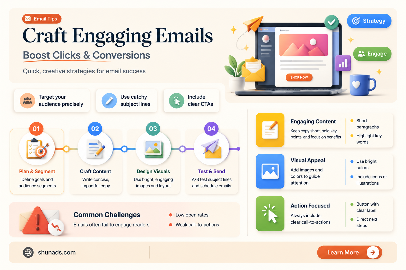 can i set up an email looking like an advertisement