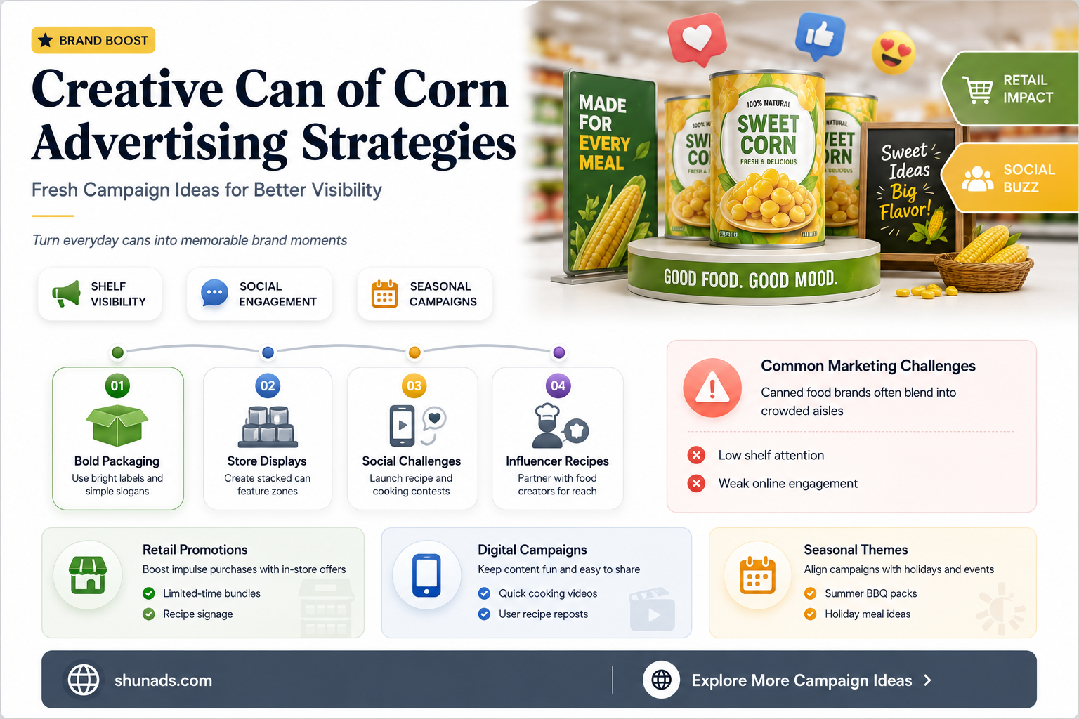 can of corn advertising