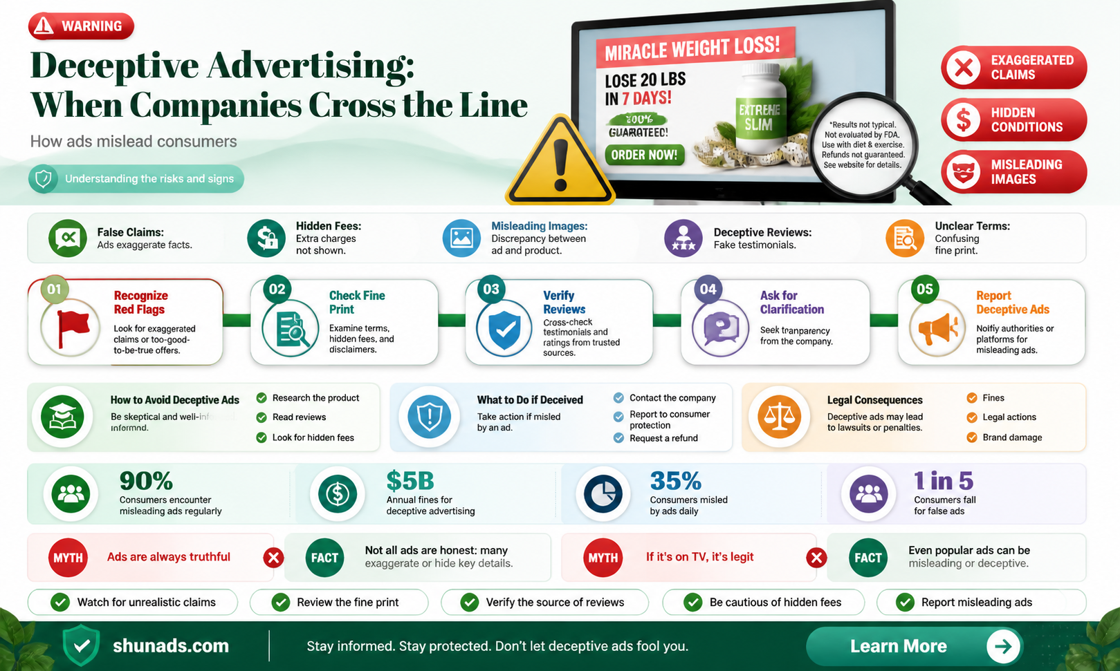 can a company lie when advertising