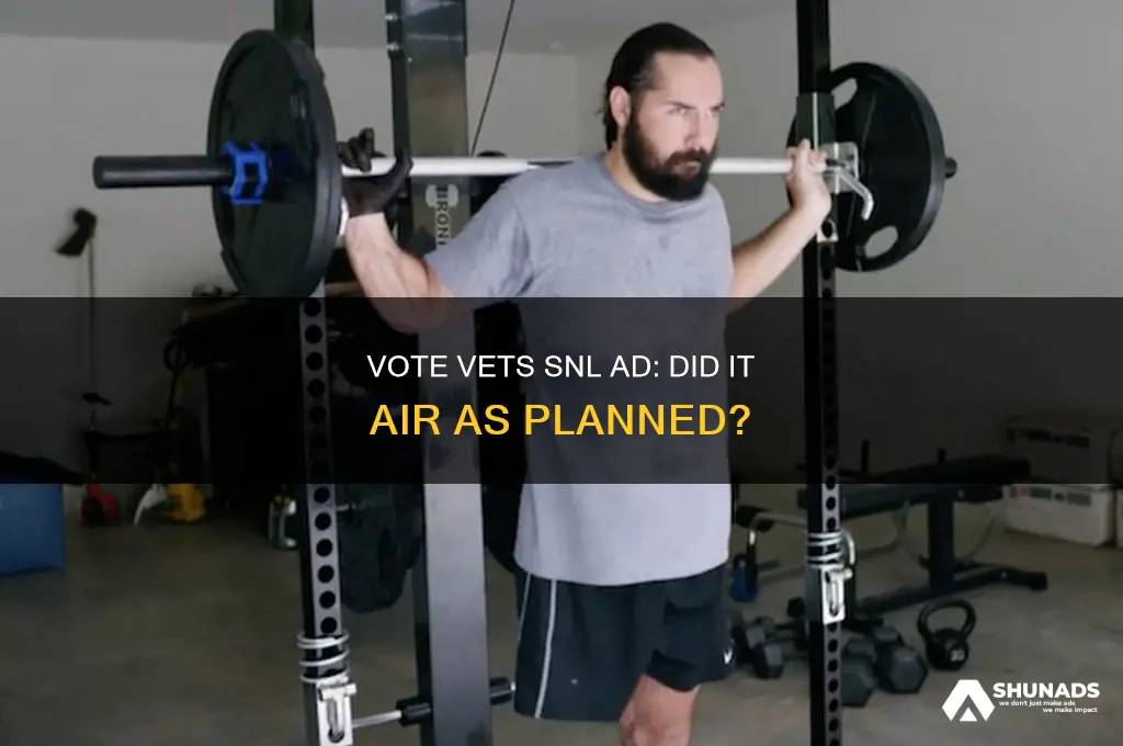 did vote vets get their advertisement out for snl