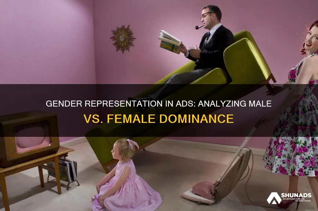 do advertisements use more men or women