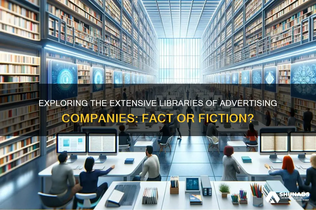 do advertising companies have a lot of books