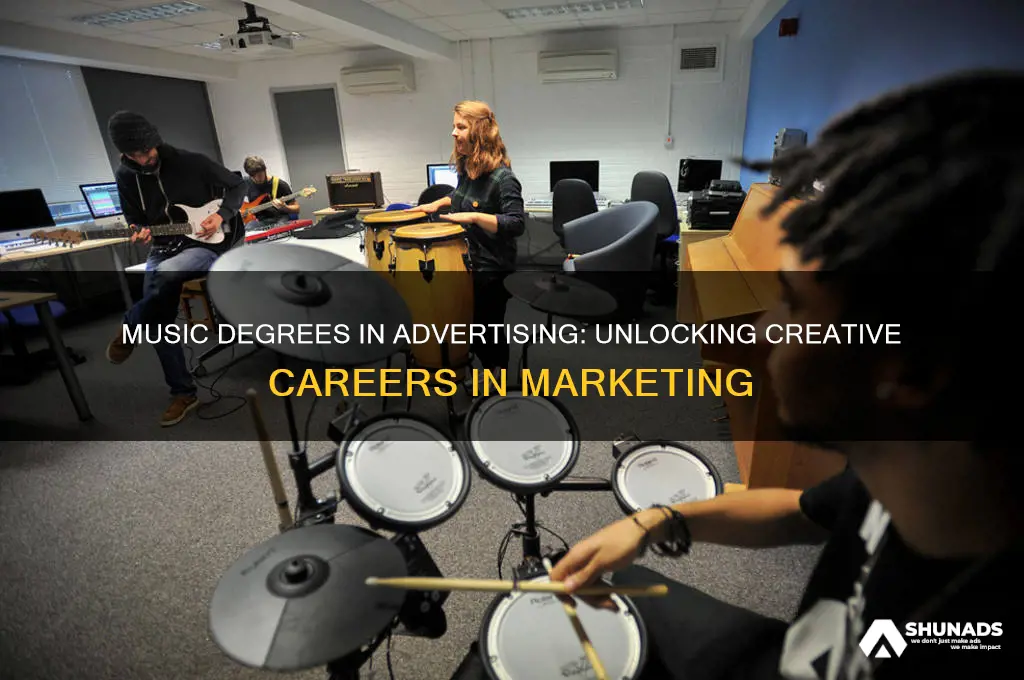 do advertising companies hire people with music degrees