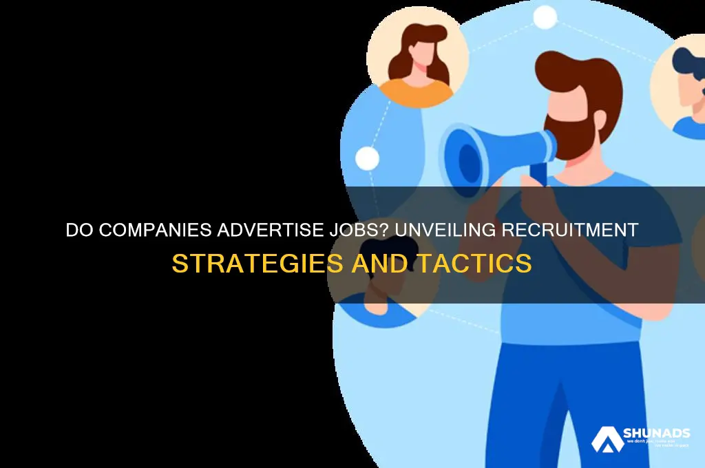 do companies advertise jobs