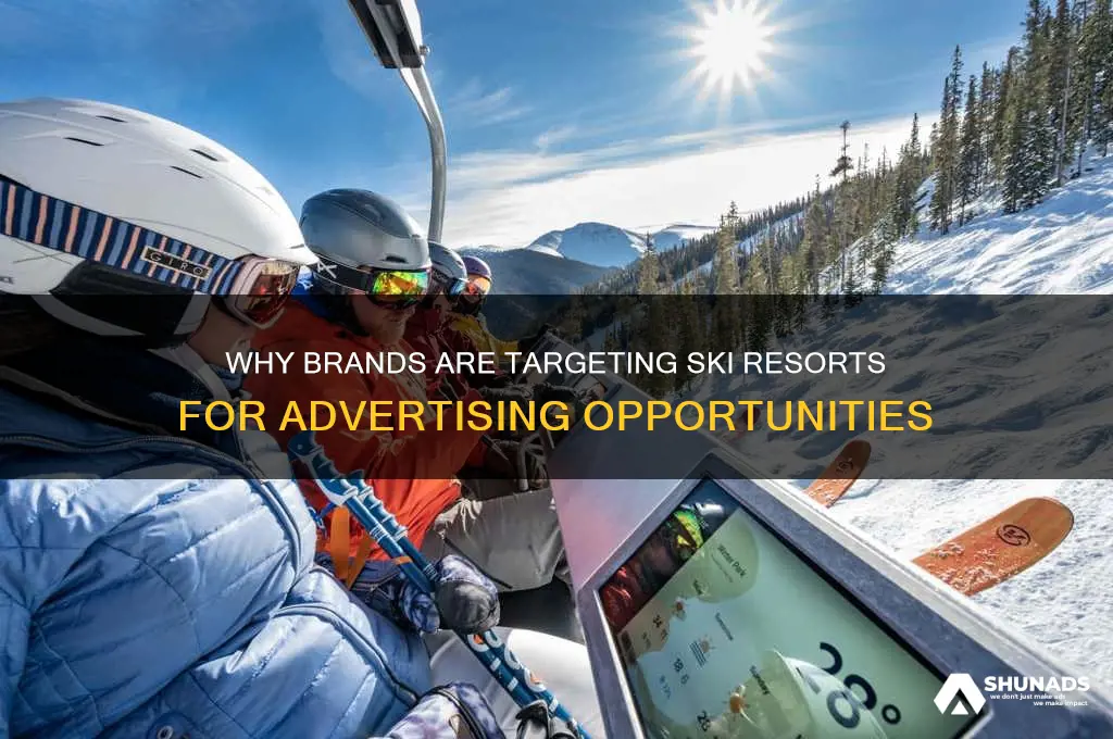 do companies have interest in advertising at ski resorts