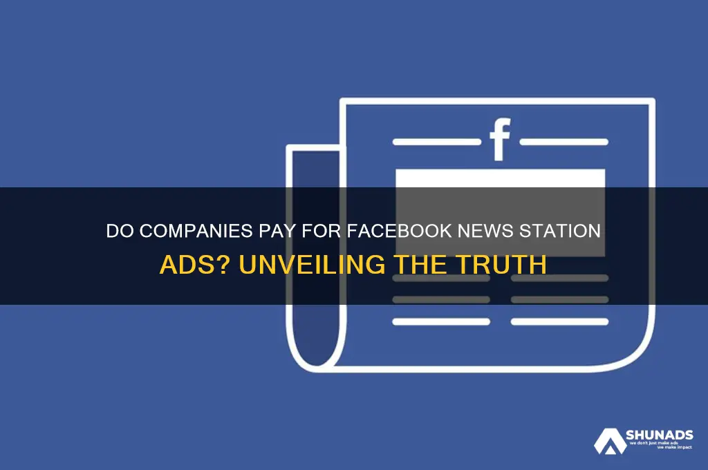 do companies pay to advertise on facebook news stations