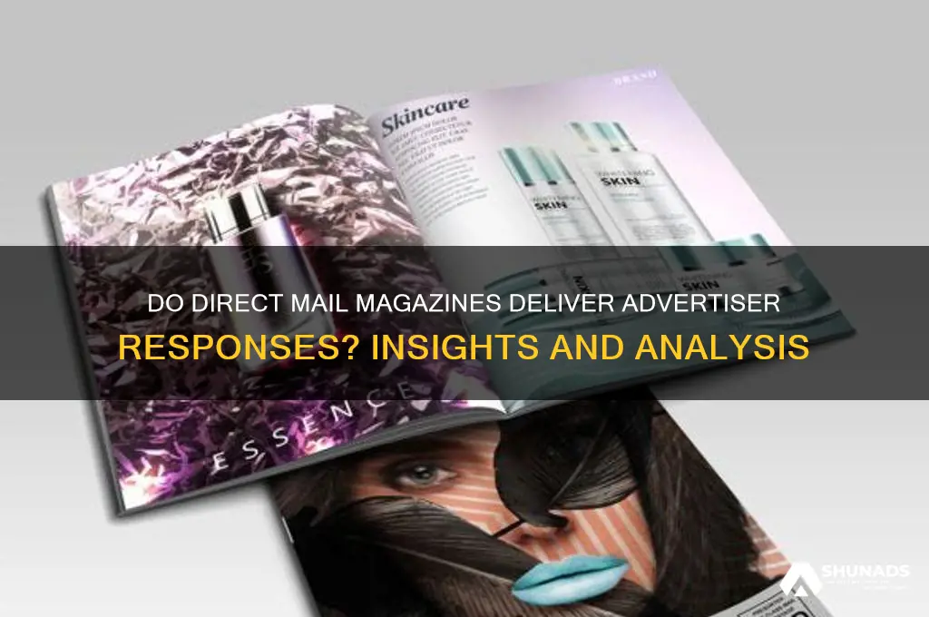 do direct mail magazines get response for advertisers